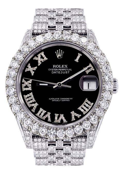 rolex datejust iced|rolex datejust 41 iced out.